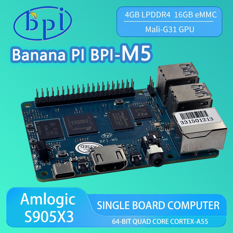 Banana Pi Bpi-M5 - バナナ PI BPI-M5 4GB LPDDR4 RAM