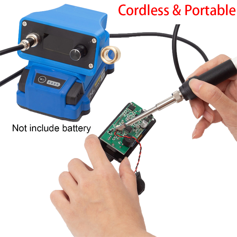 T12はんだ付けステーションはんだごてSTC、コバルト24V - Soldering Station T12 Oled のレビューと価格