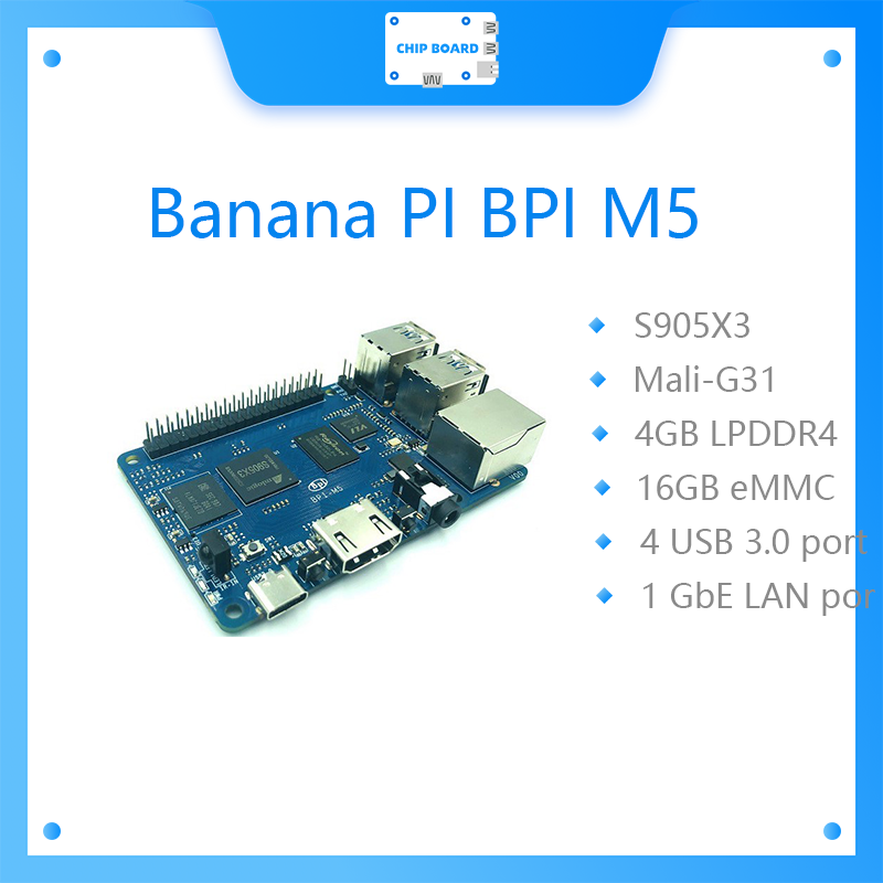 Banana pi bpi m5新世代シングルボードコンピュ - Banana Pi Bpi-M5 のレビューと価格