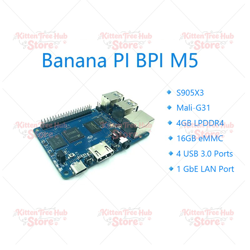 Banana PI BPI M5 新世代シングルボードコンピ - Banana Pi Bpi-M5 のレビューと価格